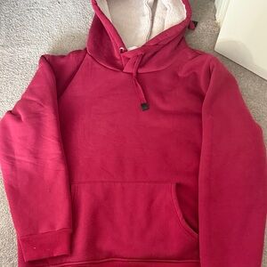 Amazon Essentials Red Fleece-lined Hoodie